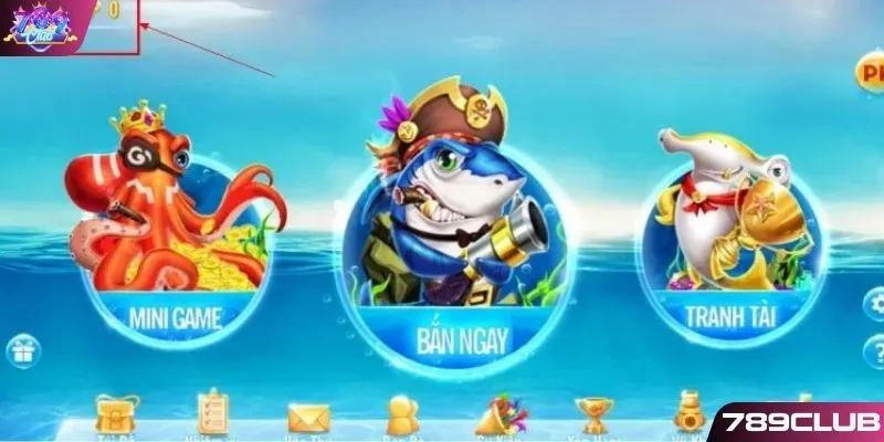 Bắn cá phát lộc được ưa chuộng tại 789Club